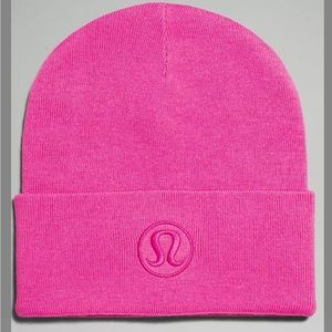 Lululemon Sonic Pink Warm Revelation Beanie